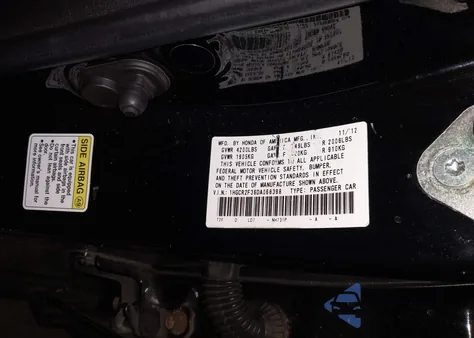 2013 Honda Accord Lx z USA, uszkodzony, nr VIN 1HGCR2F36DA068398